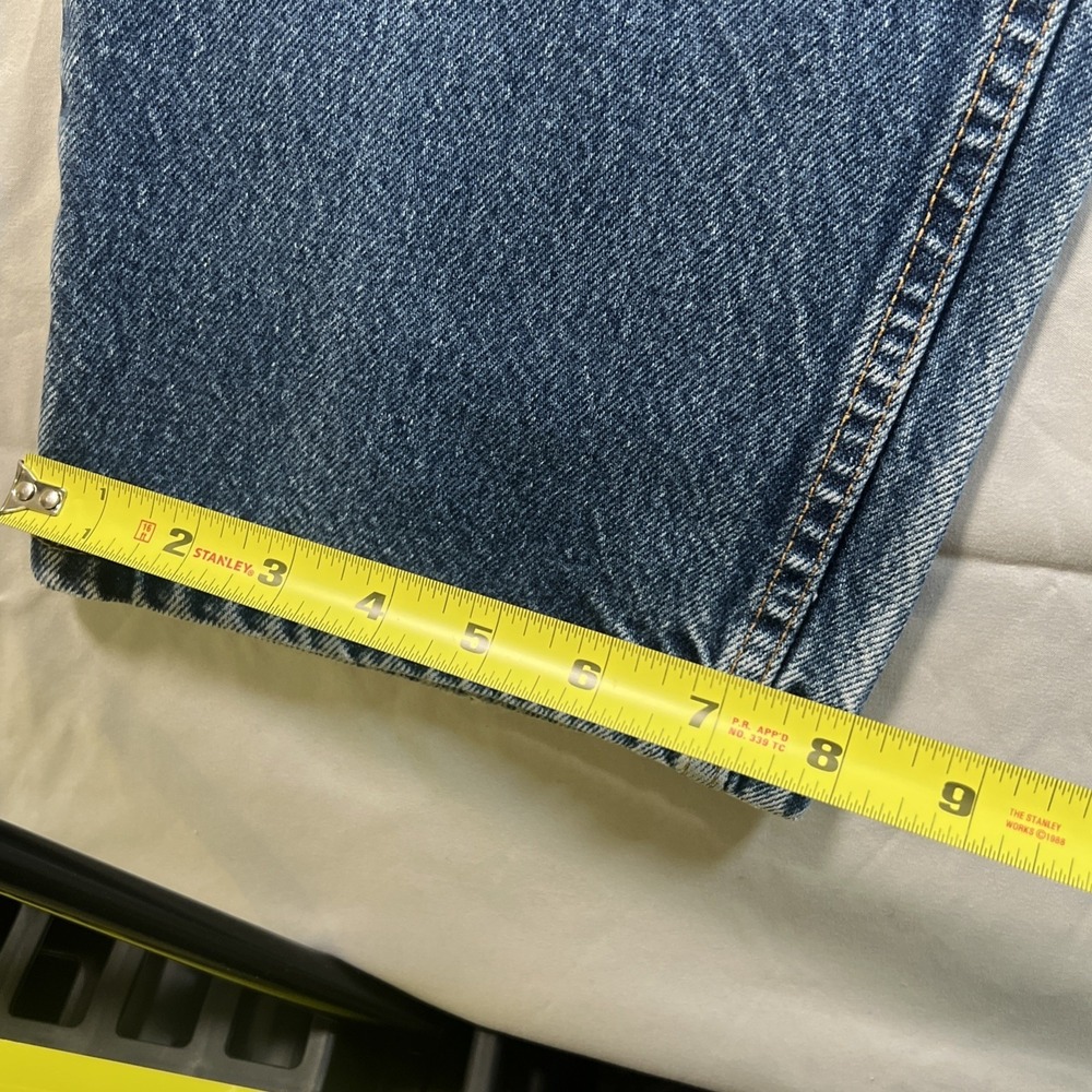 Levi's 505 Regular Fit Jeans Mens W36 L32 Blue Denim Classic Casual K5 - Picture 12 of 16